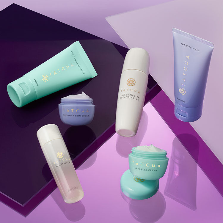 Tatcha dewy deals glow skincare set